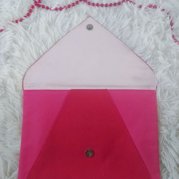 NWOT Nina Ricci Pink Clutch Purse Evening Bag - Picture 2 of 8